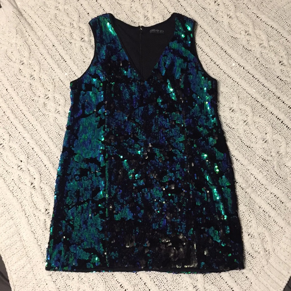 Sequins/Velour Dress